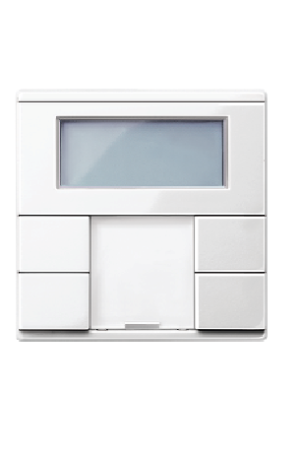 Thermostat with display, KNX, room, polar white