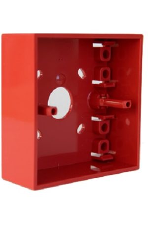 Surface Back Box (red) for S4-34800 range of MCPs